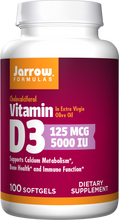 Load image into Gallery viewer, Jarrow Formulas Vitamin D3 - 5000IU
