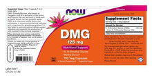 Load image into Gallery viewer, NOW Foods DMG 125 mg
