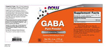 Load image into Gallery viewer, NOW Foods GABA Powder
