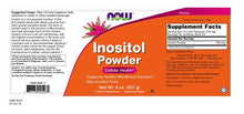 Load image into Gallery viewer, NOW Foods Inositol Powder Vegetarian
