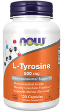 Load image into Gallery viewer, NOW Foods L-Tyrosine 500 mg
