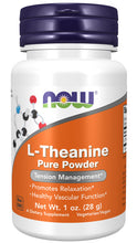 Load image into Gallery viewer, NOW Foods L-Theanine Powder, Pure
