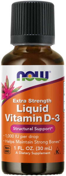 NOW Foods D-3 Liquid, Extra Strength