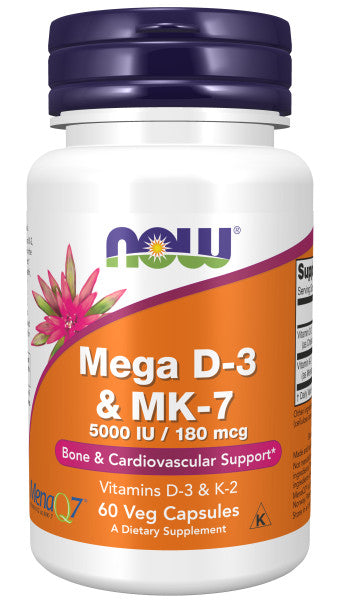 NOW Foods Mega D-3 & MK-7