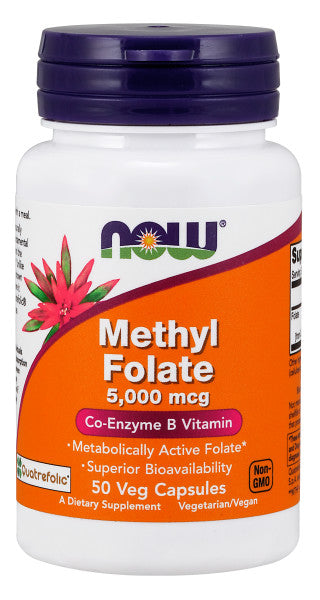 NOW Foods Methyl Folate 5000 mcg