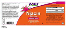 Load image into Gallery viewer, NOW Foods Niacin 500 mg
