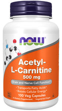 Load image into Gallery viewer, NOW Foods Acetyl-L-Carnitine 500 mg
