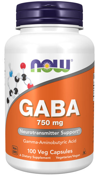 NOW Foods GABA 750 mg