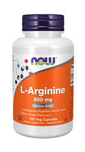 Load image into Gallery viewer, NOW Foods L-Arginine 500 mg
