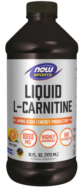 NOW Sports L-Carnitine Liquid 1000 mg - 16 fl. oz.