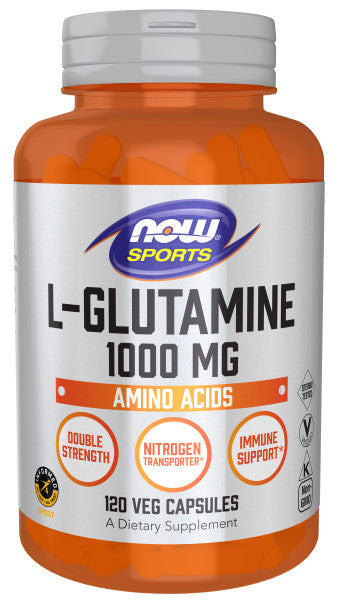 NOW Sports L-Glutamine, Double Strength 1000 mg