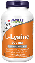 Load image into Gallery viewer, NOW Foods L-Lysine 500 mg
