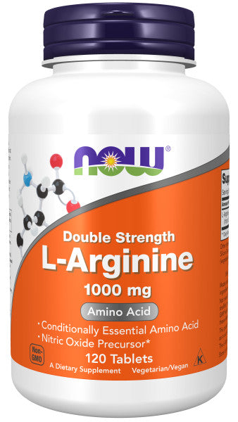 NOW Foods L-Arginine, Double Strength 1000 mg