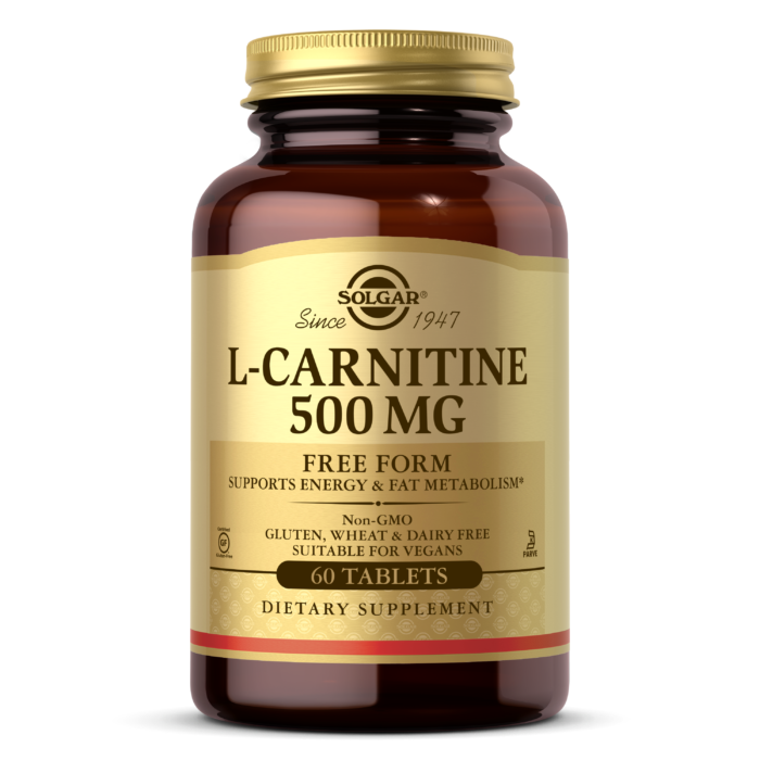 Solgar L-Carnitine Free Form 500 mg 60 Tablets