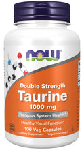 Load image into Gallery viewer, NOW Foods Taurine, Double Strength 1000 mg
