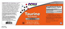 Load image into Gallery viewer, NOW Foods Taurine Pure Powder
