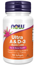 Load image into Gallery viewer, NOW Foods Ultra A &amp; D-3 25,000/1,000
