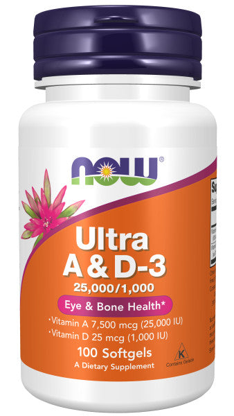 NOW Foods Ultra A & D-3 25,000/1,000