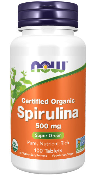 NOW Foods Spirulina 500 mg, Organic