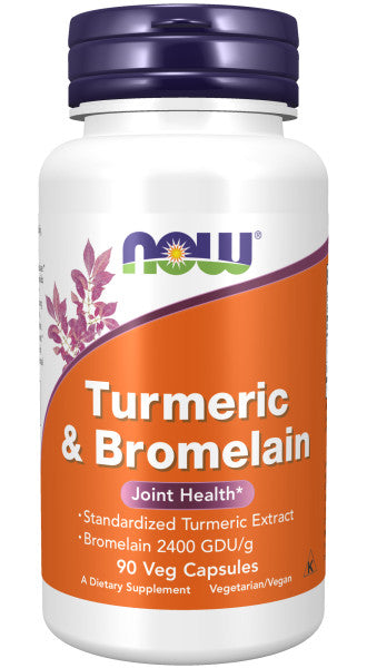 NOW Foods Turmeric & Bromelain