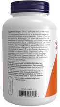 Load image into Gallery viewer, NOW Foods CLA (Conjugated Linoleic Acid) 800 mg
