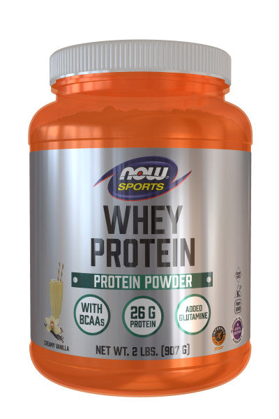 NOW Sports Whey Protein Creamy Vanilla Powder