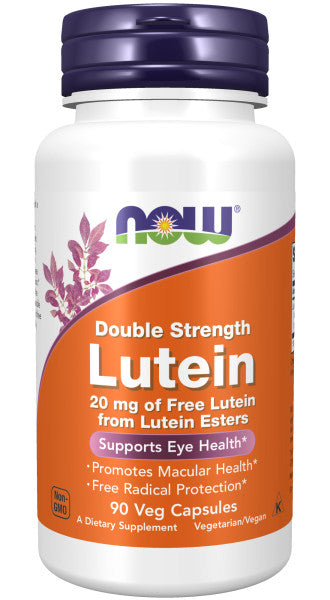 NOW Foods Lutein, Double Strength 20 mg