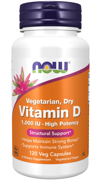 NOW Foods Vitamin D 1000 IU Dry