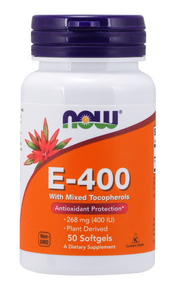 NOW Foods Vitamin E-400 With Mixed Tocopherols