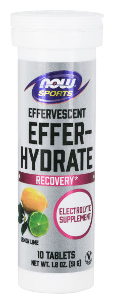 NOW Sports Effer-Hydrate Effervescent Electrolyte Supplement