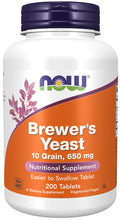 Load image into Gallery viewer, NOW Foods Brewer&#39;s Yeast 650 mg
