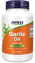 Load image into Gallery viewer, NOW Foods Garlic Oil 1500 mg
