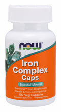 Load image into Gallery viewer, NOW Foods Iron Complex Caps
