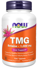 Load image into Gallery viewer, NOW Foods TMG Betaine 1,000 mg
