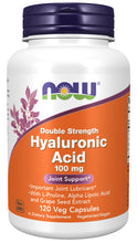 Load image into Gallery viewer, NOW Foods Hyaluronic Acid, Double Strength 100 mg
