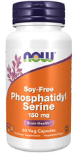 Load image into Gallery viewer, NOW Foods Phosphatidyl Serine, Soy-Free 150 mg
