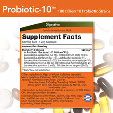 Load image into Gallery viewer, NOW Foods Probiotic-10 100 Billion
