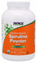 Load image into Gallery viewer, NOW Foods Spirulina, Organic Powder
