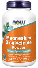 Load image into Gallery viewer, NOW Foods Magnesium Bisglycinate Powder
