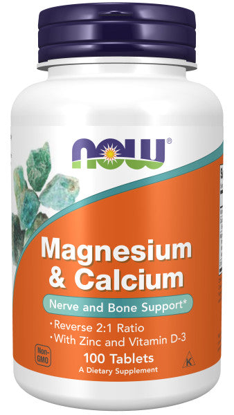 NOW Foods Magnesium & Calcium