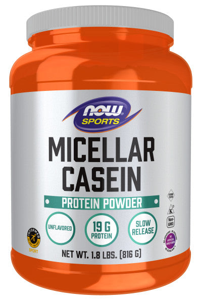 NOW Foods Micellar Casein, Unflavored Powder