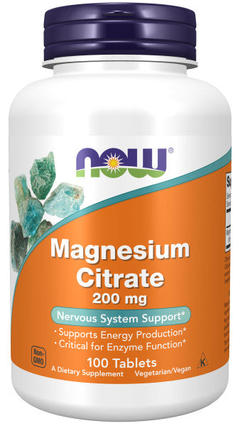 NOW Foods Magnesium Citrate 200 mg