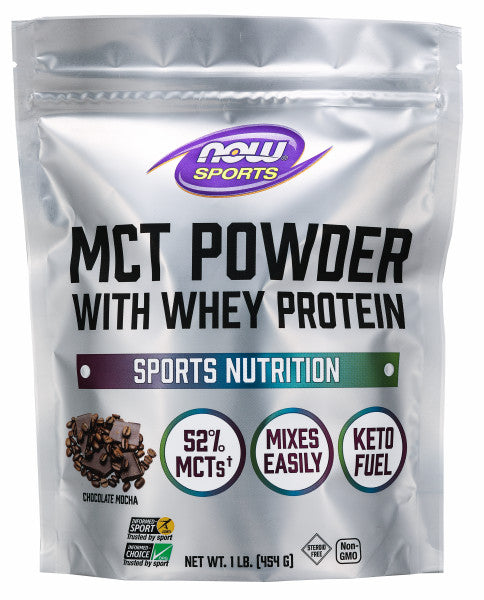 NOW Foods MCT Powder with Whey Protein Flavored