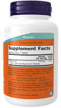 Load image into Gallery viewer, NOW Foods Magnesium Malate 1000 mg
