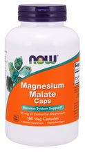 Load image into Gallery viewer, NOW Foods Magnesium Malate Caps
