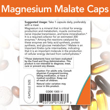 Load image into Gallery viewer, NOW Foods Magnesium Malate Caps
