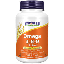 Load image into Gallery viewer, NOW Foods Omega 3-6-9 1000 mg
