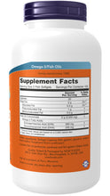 Load image into Gallery viewer, NOW Foods Omega-3, Molecularly Distilled (Fish Softgels)
