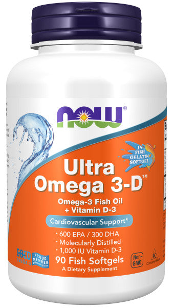 NOW Foods Ultra Omega 3-D (Fish Gelatin)