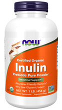 Load image into Gallery viewer, NOW Foods Inulin Prebiotic Pure Powder, Organic
